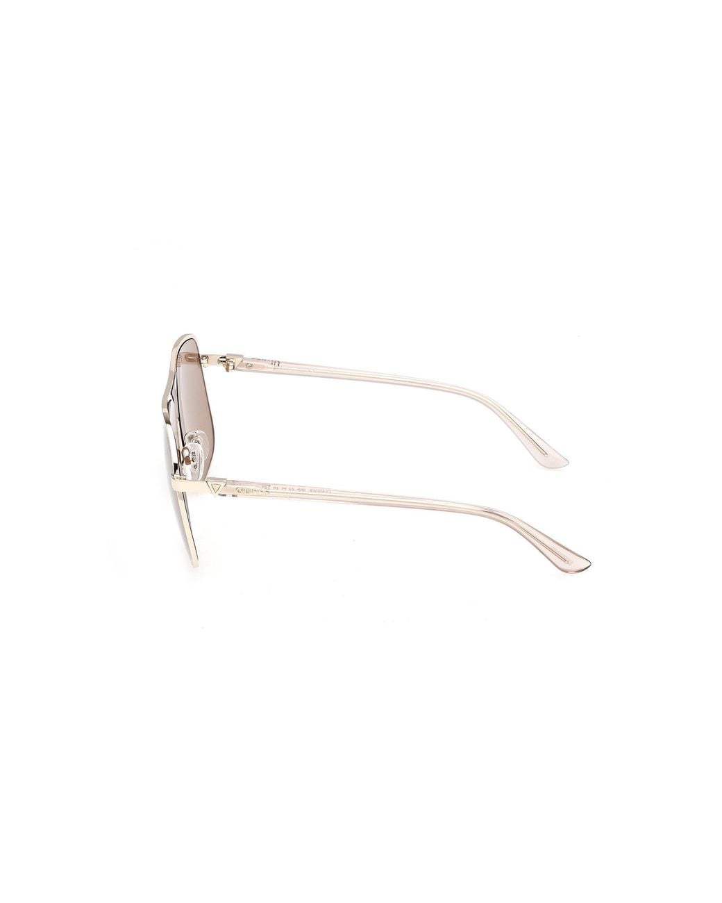 Guess Black Gu00358 32E Sunglasses Injected Pilot Normal