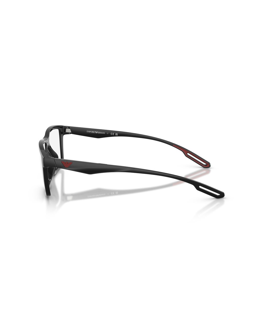 Emporio Armani Black Ea4189V 5017 Optical Frames Injected Transparent Squared Normal for men