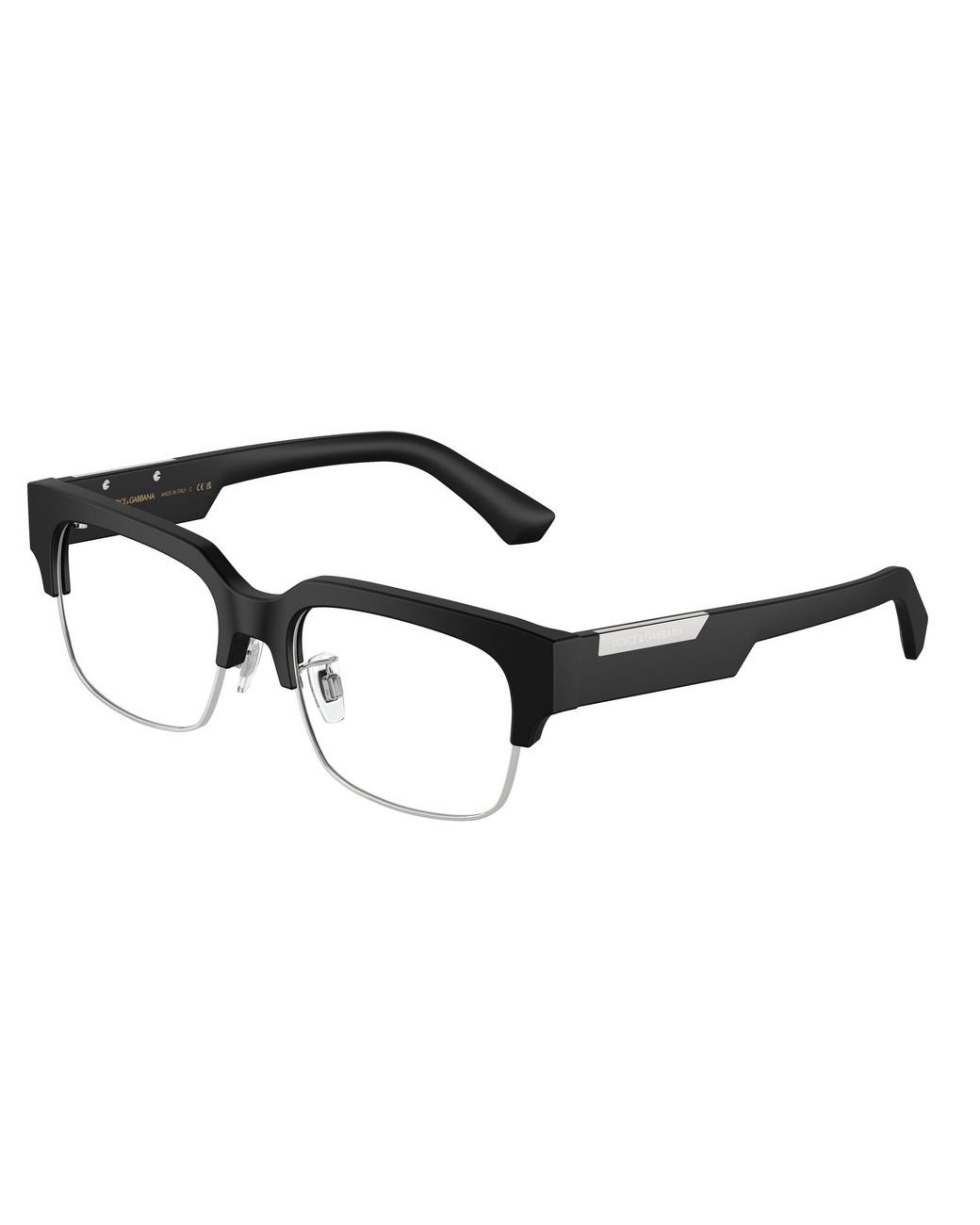 Dolce & Gabbana Black Dg3388 2525 Optical Frames Acetate Transparent Squared Normal for men