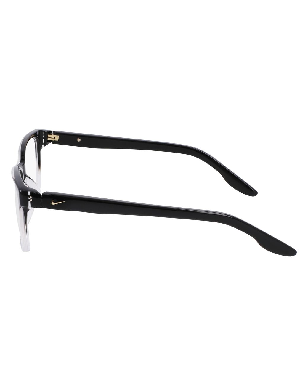 Nike Black 7177 010 Optical Frames Acetate Squared Normal