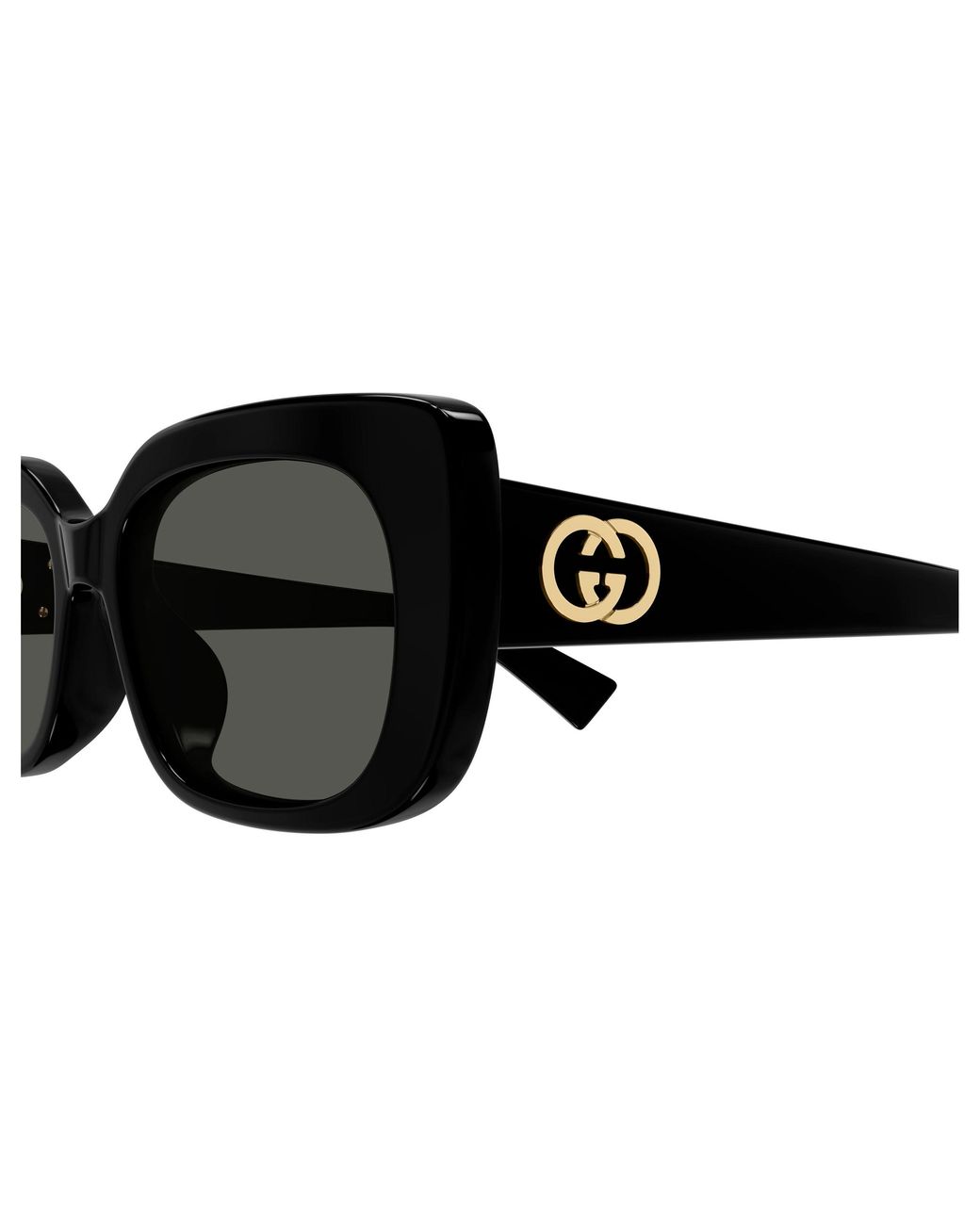 Gucci Black Gg1979Sk 001 Sunglasses Acetate Squared