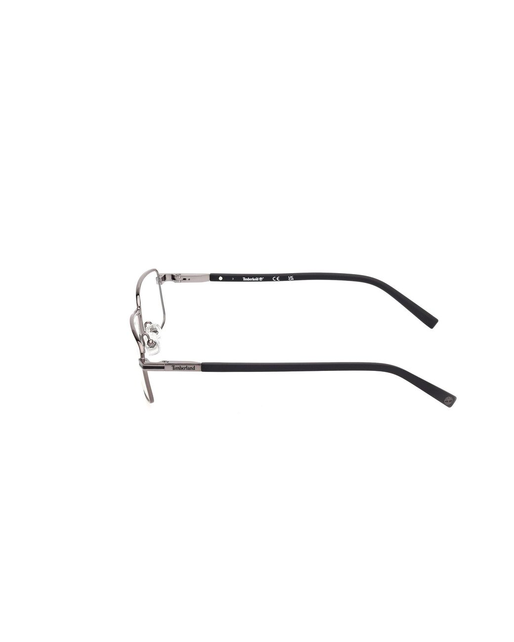 Timberland Black Tb50048 002 Optical Frames Metal Squared Normal for men