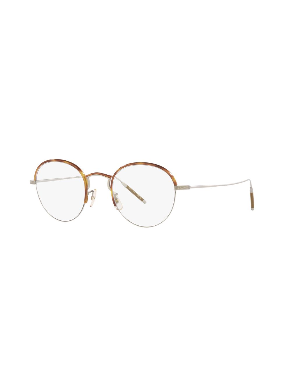 Oliver Peoples Black Ov1290T Tk-6 5036 Optical Frames Titanium Transparent Round Normal