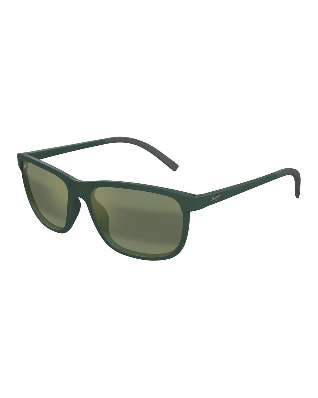 Maui Jim Green Mj0811S 004 Occhiali Da Sole Iniettato Squadrata