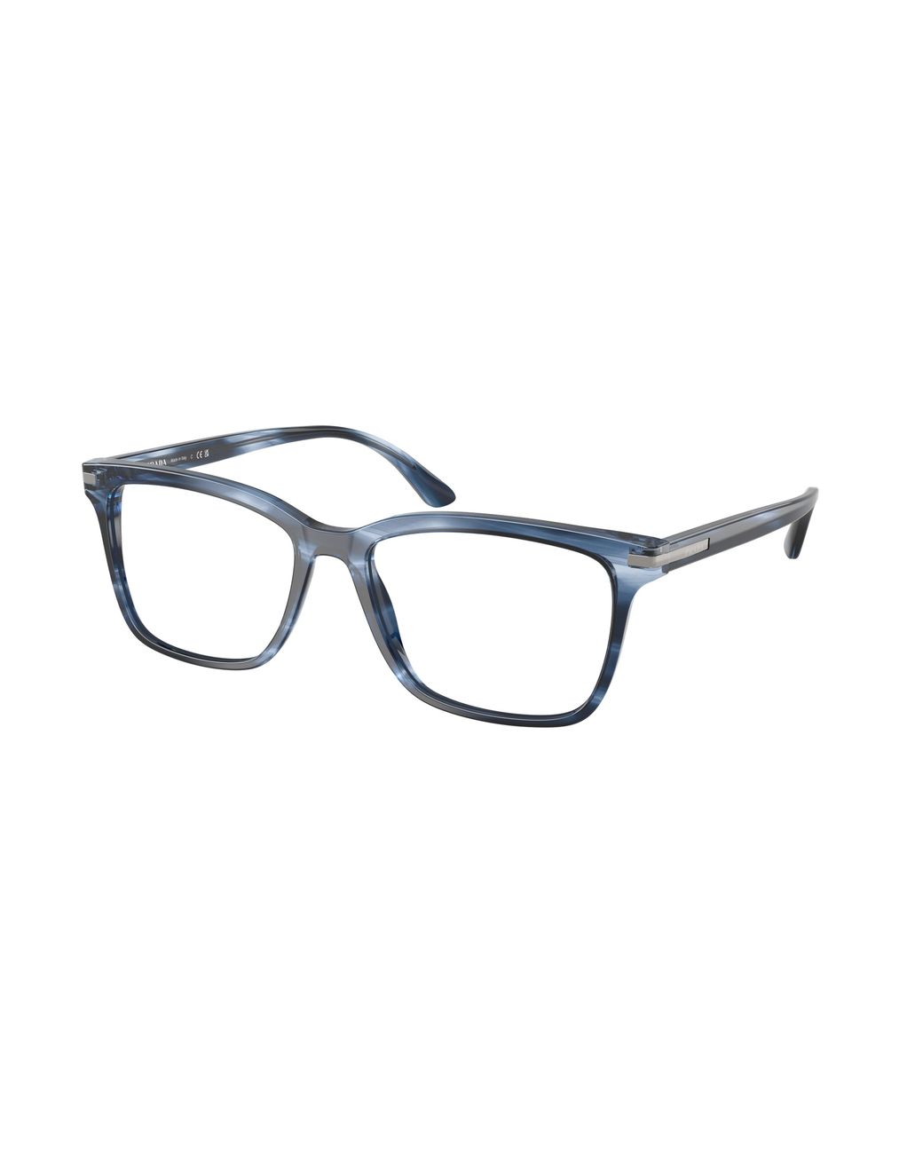 Prada Black Pr 14Wv 26F1O1 Optical Frames Acetate Squared Normal for men