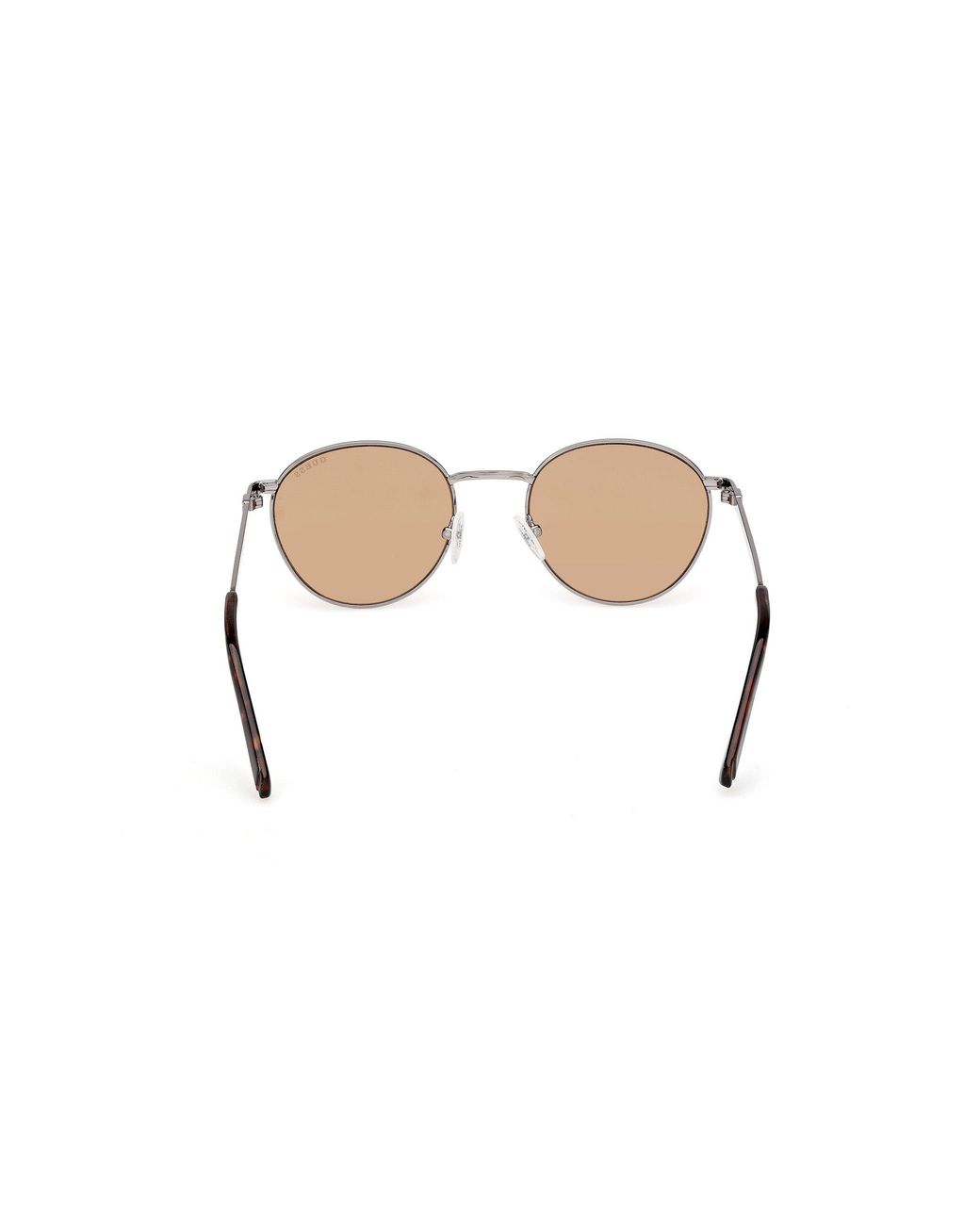 Guess Black Gu00272 08E Sunglasses Metal Round Normal for men