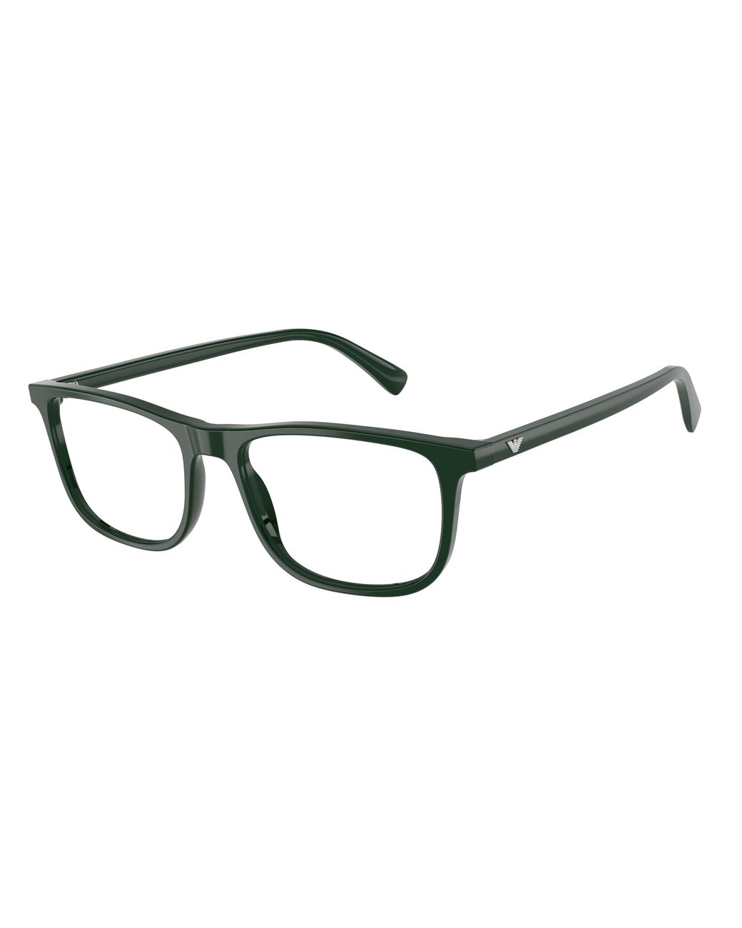 Emporio Armani Black Ea3287 6173 Optical Frames Acetate Transparent Pillow Normal for men