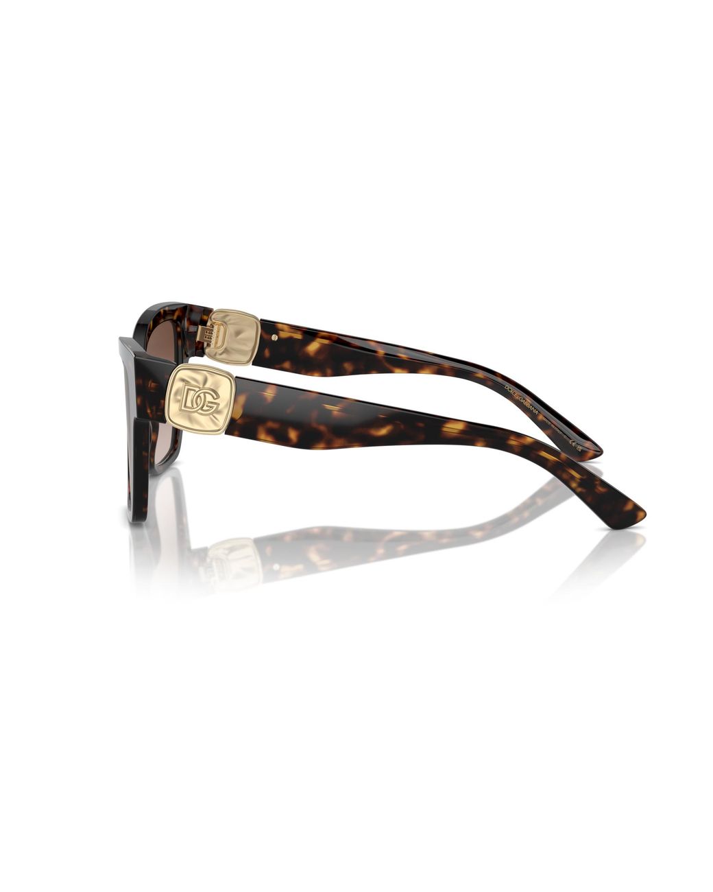 Dolce & Gabbana Black Dg4470 502/13 Sunglasses Acetate Squared Normal Shaded