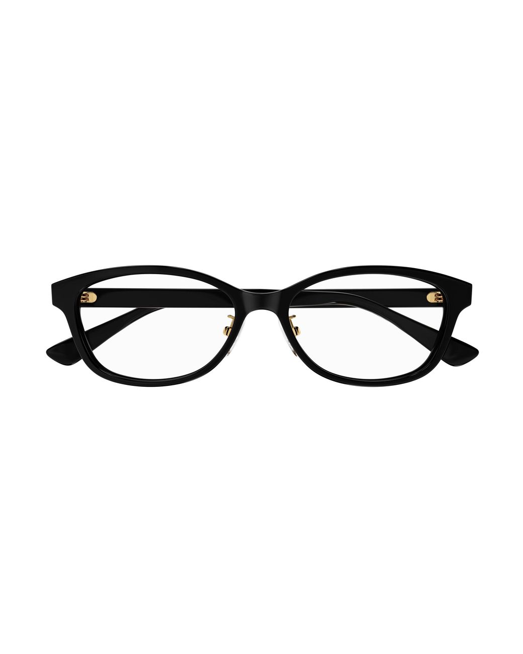 Gucci Black Gg1612Oj 001 Optical Frames Acetate Transparent Round