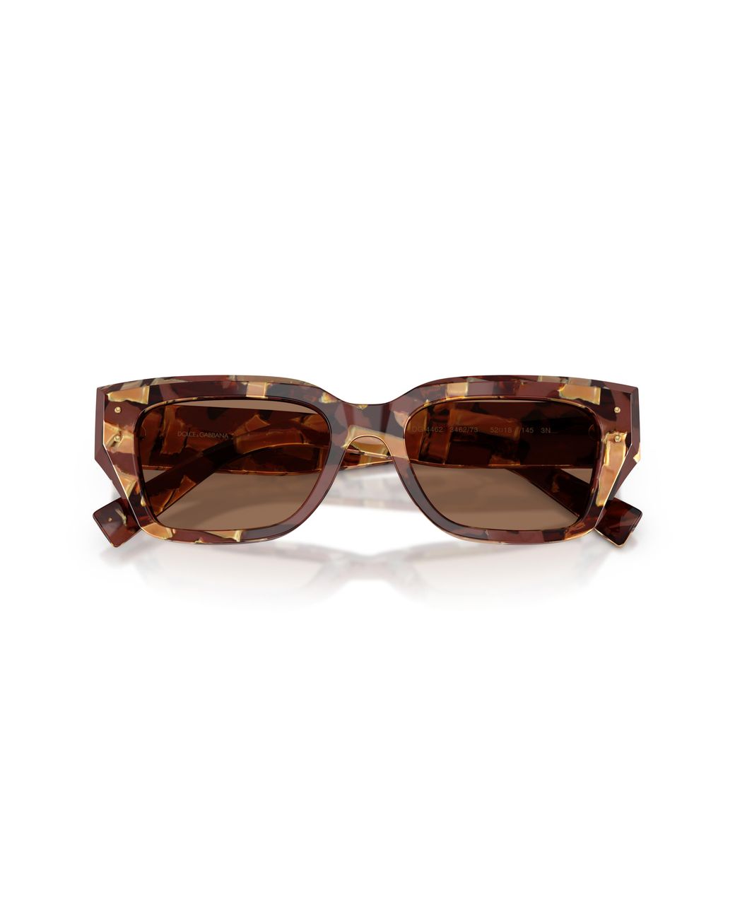 Dolce & Gabbana Black Dg4462 346273 Sunglasses Acetate Cat Eye Normal
