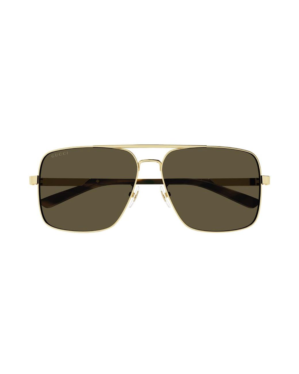 Gucci Black Gg1289S 002 Sunglasses Metal Pilot for men