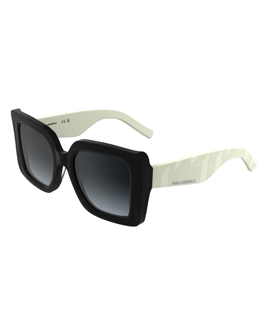 Karl Lagerfeld Black Kl6203S 006 Sunglasses Acetate Squared Normal Shaded