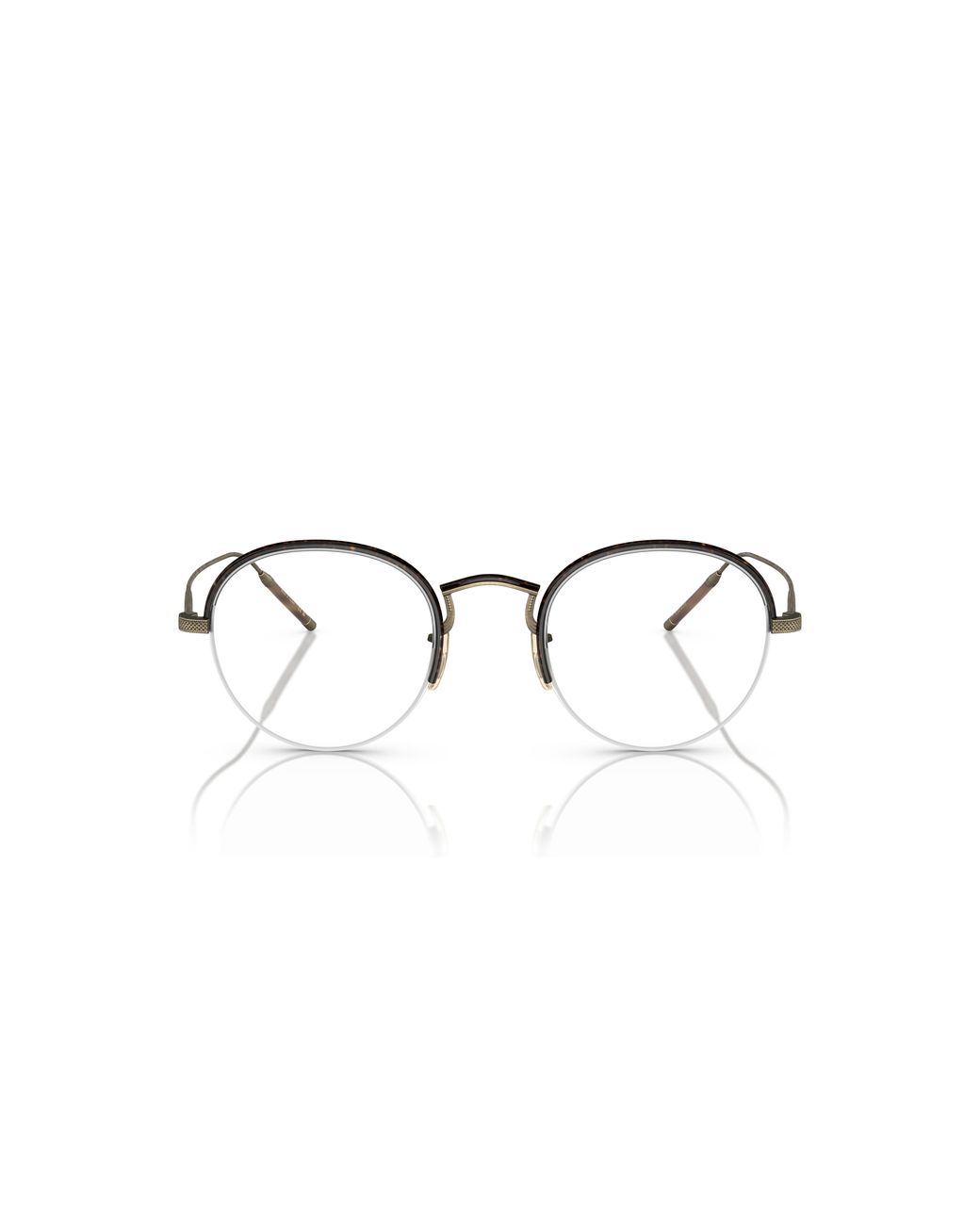 Oliver Peoples Black Ov1290T Tk-6 5284 Optical Frames Titanium Transparent Round Normal