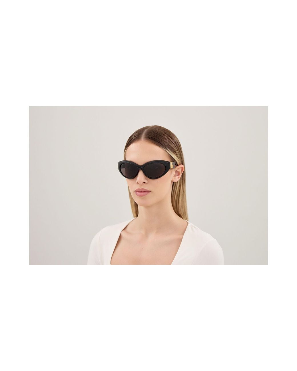 Gucci Black Gg2269S 001 Sunglasses Acetate Cat Eye