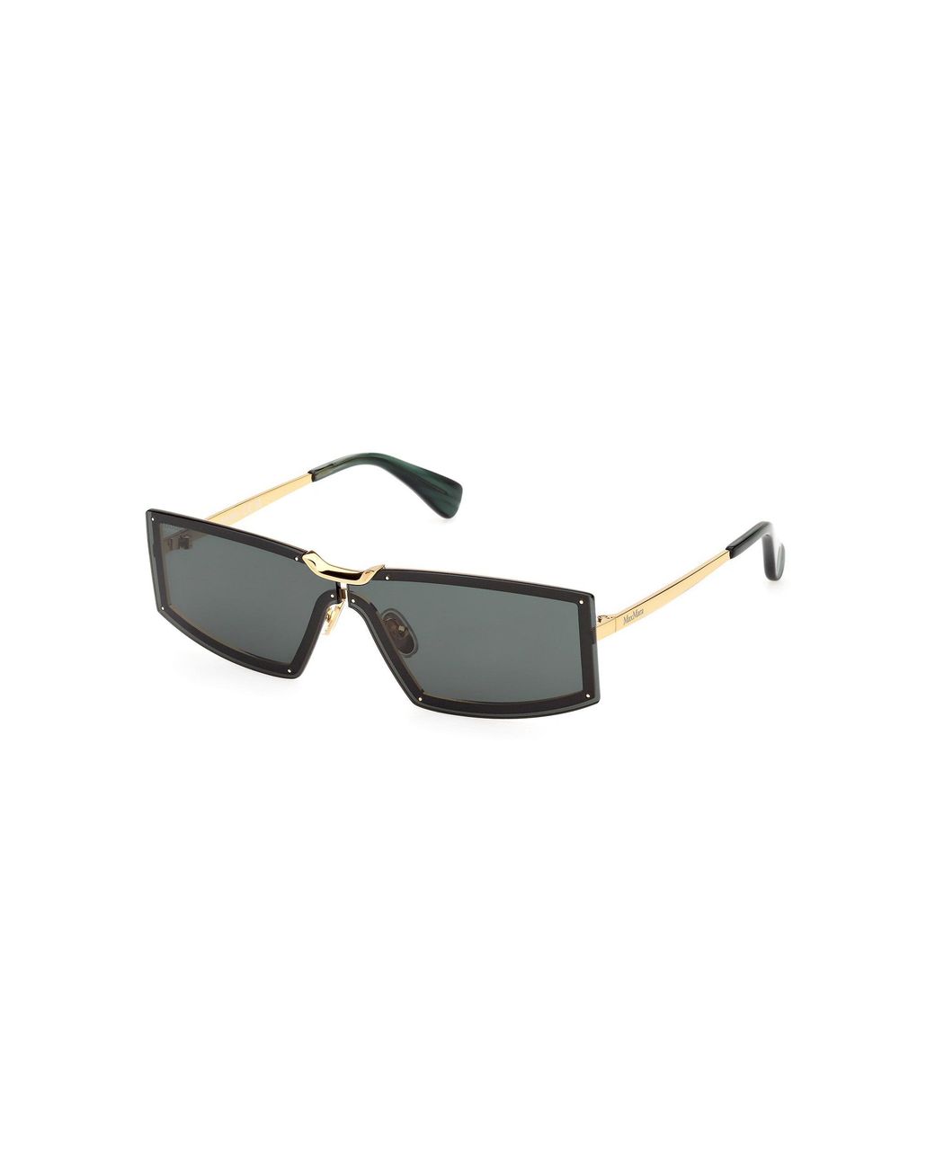 Max Mara Black Mm0118 Miller1 30N Sunglasses Metal Squared Normal