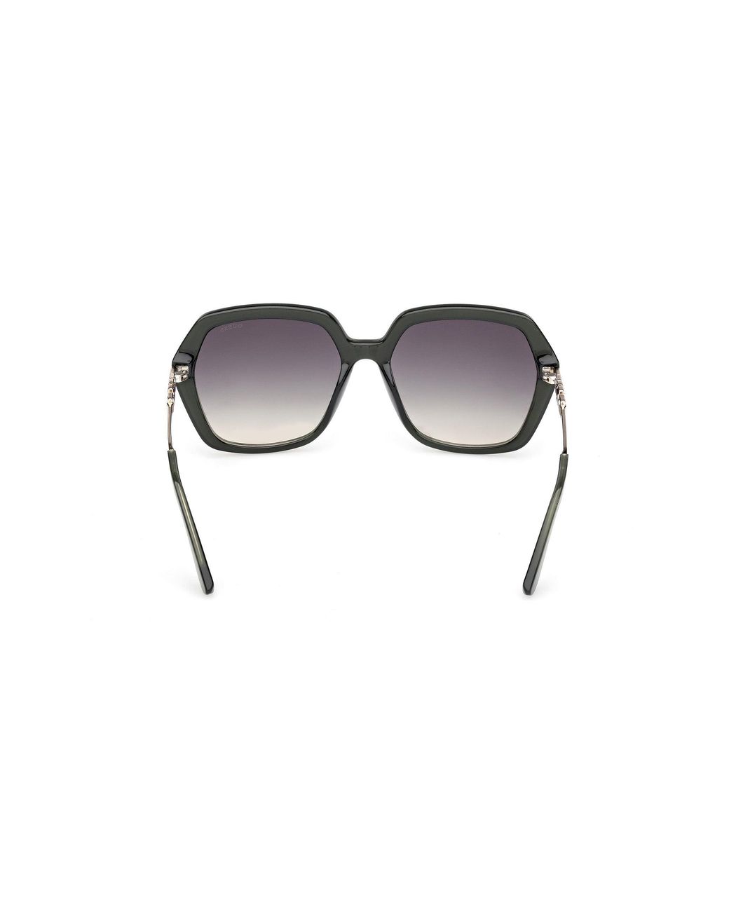 Guess Black Gu00267 96P Sunglasses Injected Geometric Normal