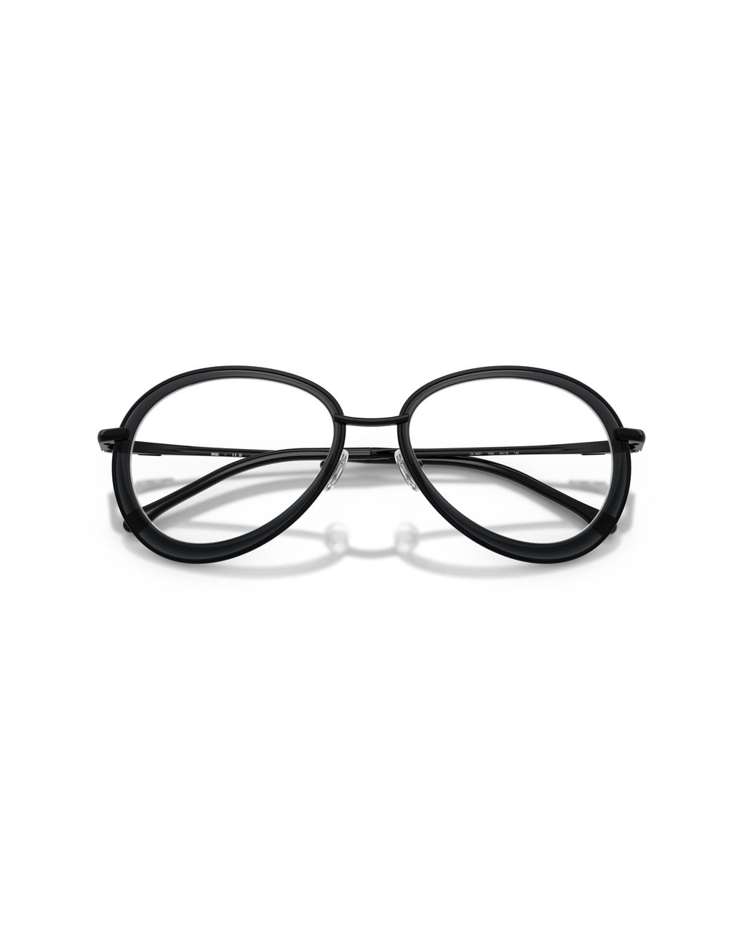 DIESEL Black Dl5007 1002 Optical Frames Metal Round Normal