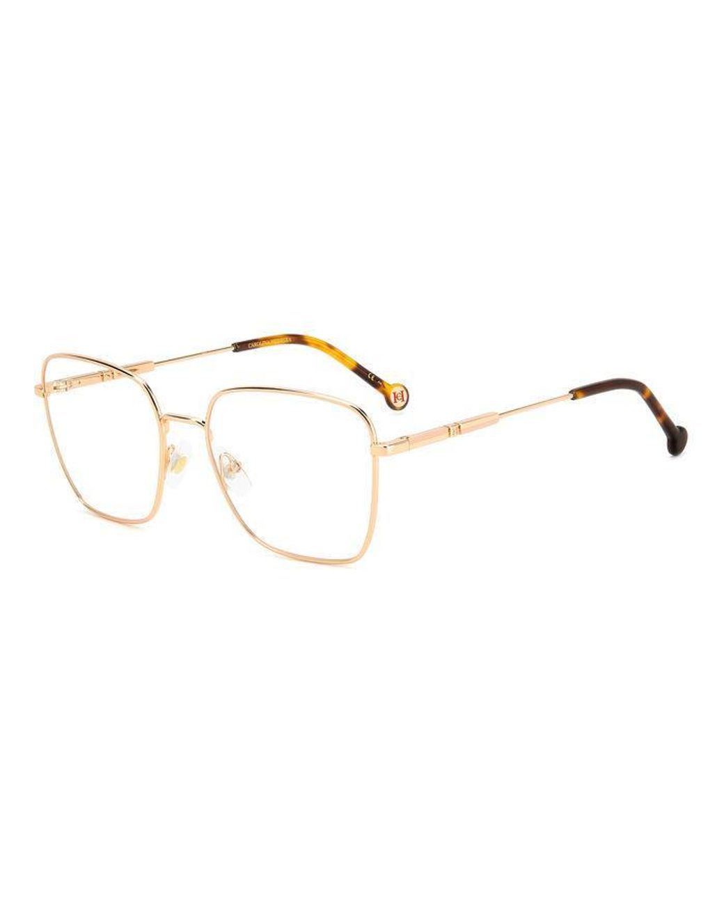 Carolina Herrera Black Her 0162 Ddb Optical Frames Steel Squared