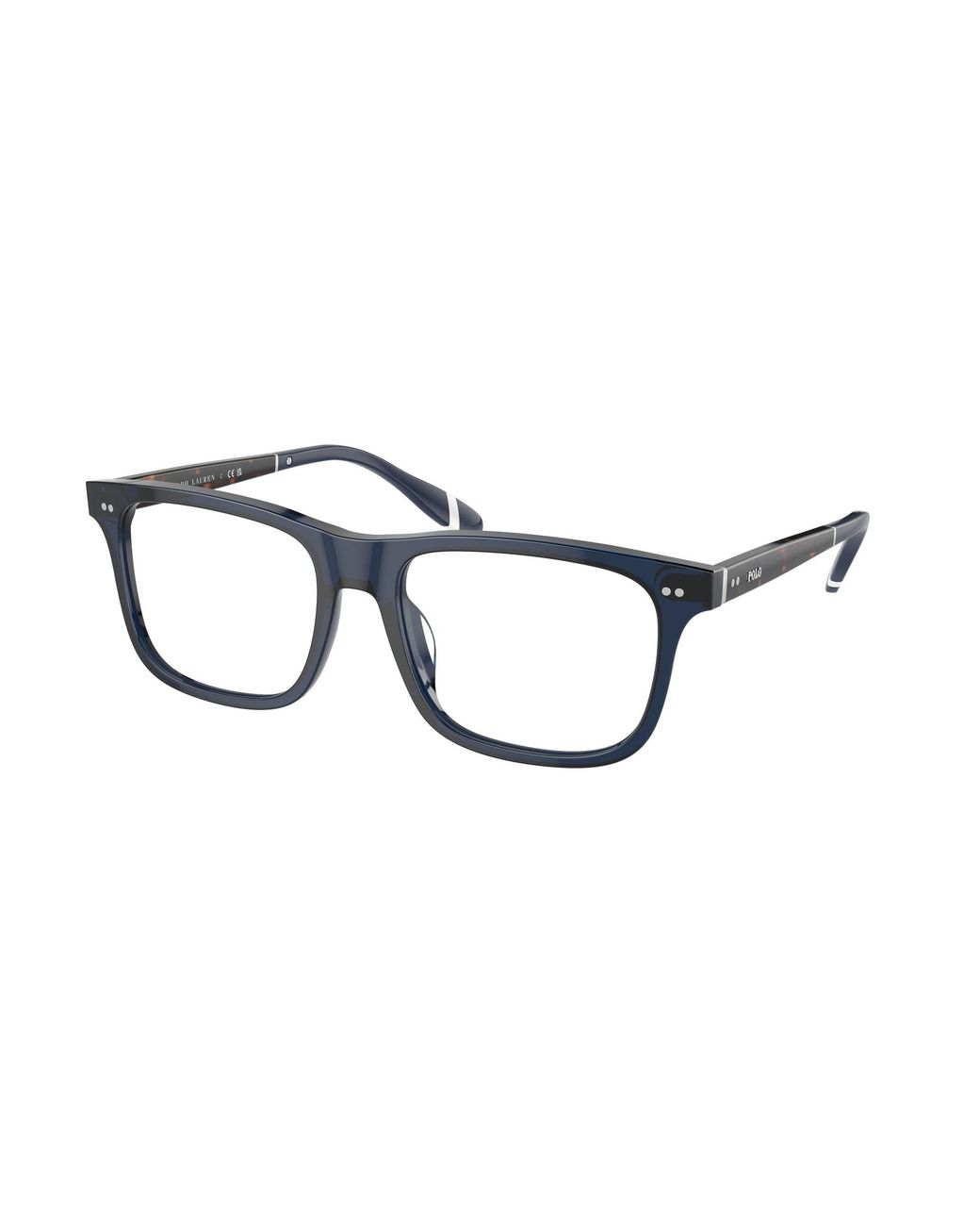 Polo Ralph Lauren Black Ph2270U 5470 Optical Frames Acetate Transparent Squared Normal for men