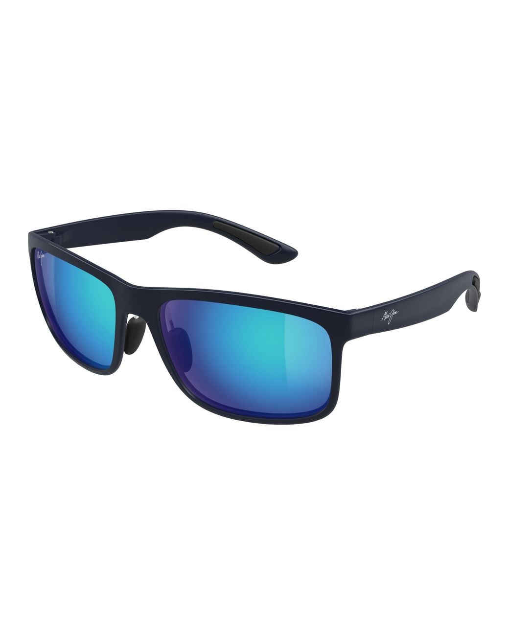 Maui Jim Black Mj0449S 002 Occhiali Da Sole Iniettato Squadrata