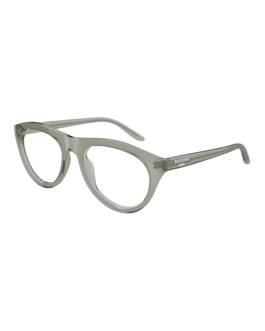 Balenciaga Black Bb0533O 003 Montature Da Vista Acetato Trasparente Pilot