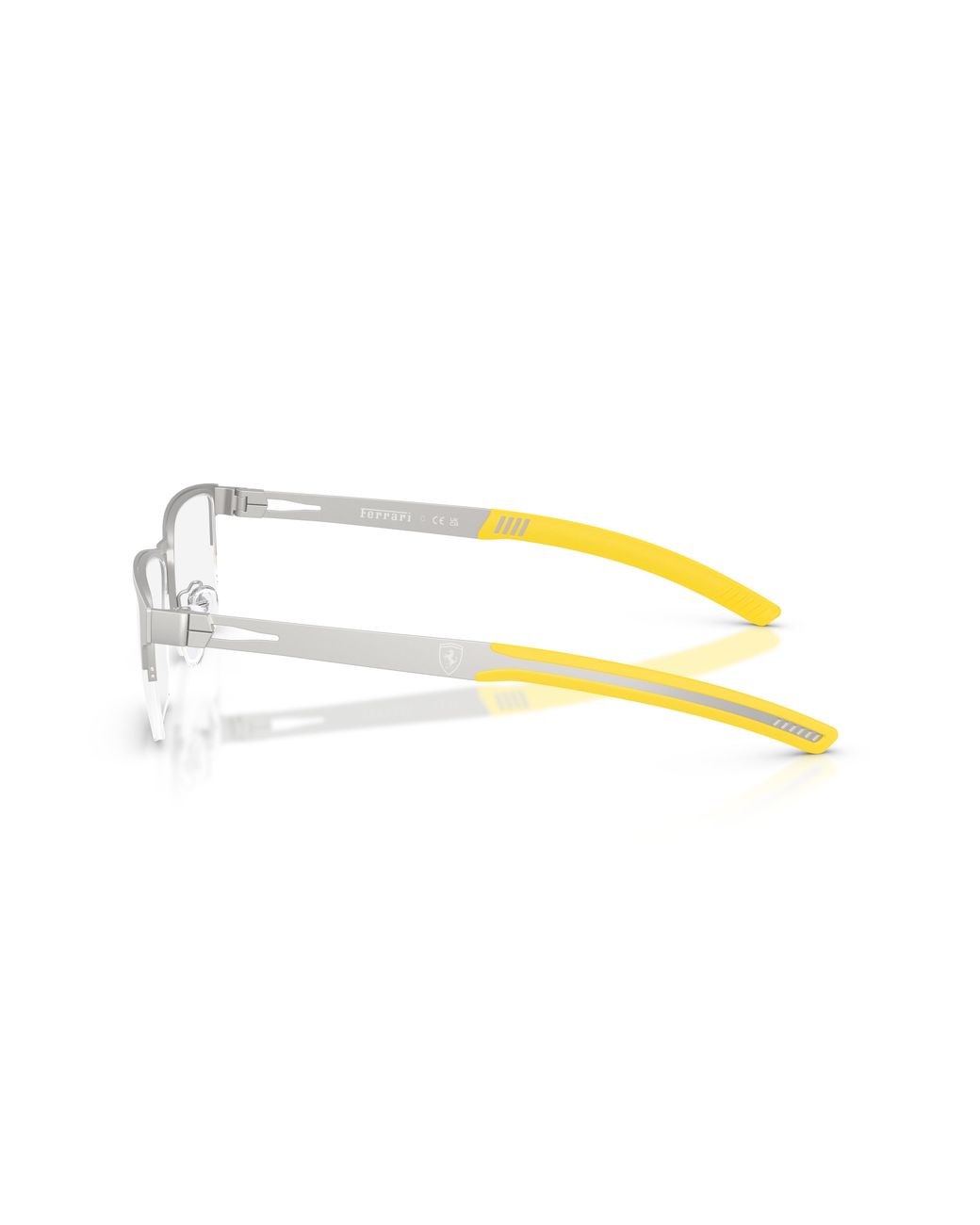 FERRARI SCUDERIA Black Fz7017D 135 Optical Frames Metal Transparent Squared Normal for men