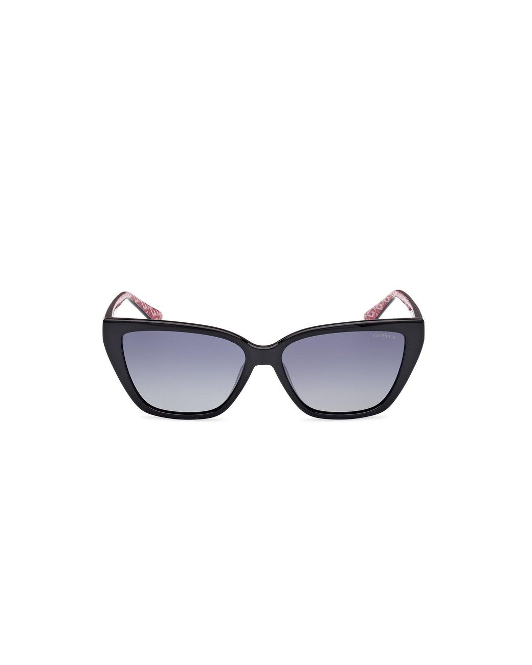 Guess Black Gu7919 01D Sunglasses Injected Smoke Cat Eye Polarized Shaded