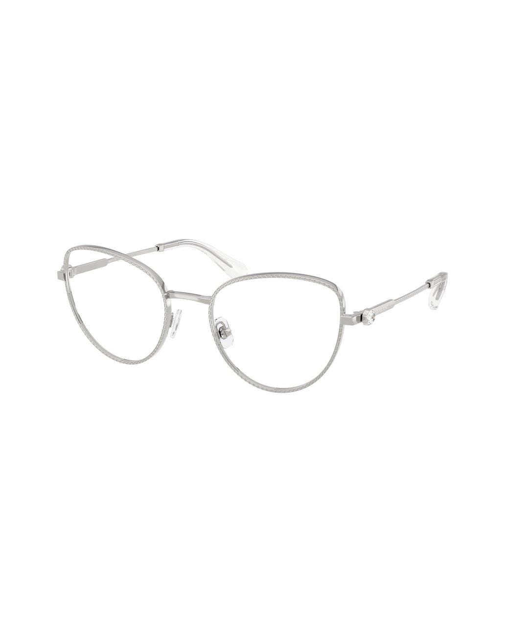 Swarovski Black Sk1022 4001 Optical Frames Metal Cat Eye Normal