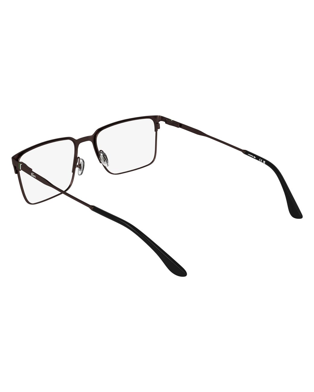 Lacoste Black L2321 601 Optical Frames Metal Squared Normal for men