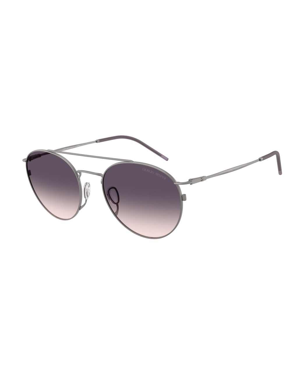 Giorgio Armani Black Ar6183 300336 Sunglasses Metal Round Normal Nuanced for men
