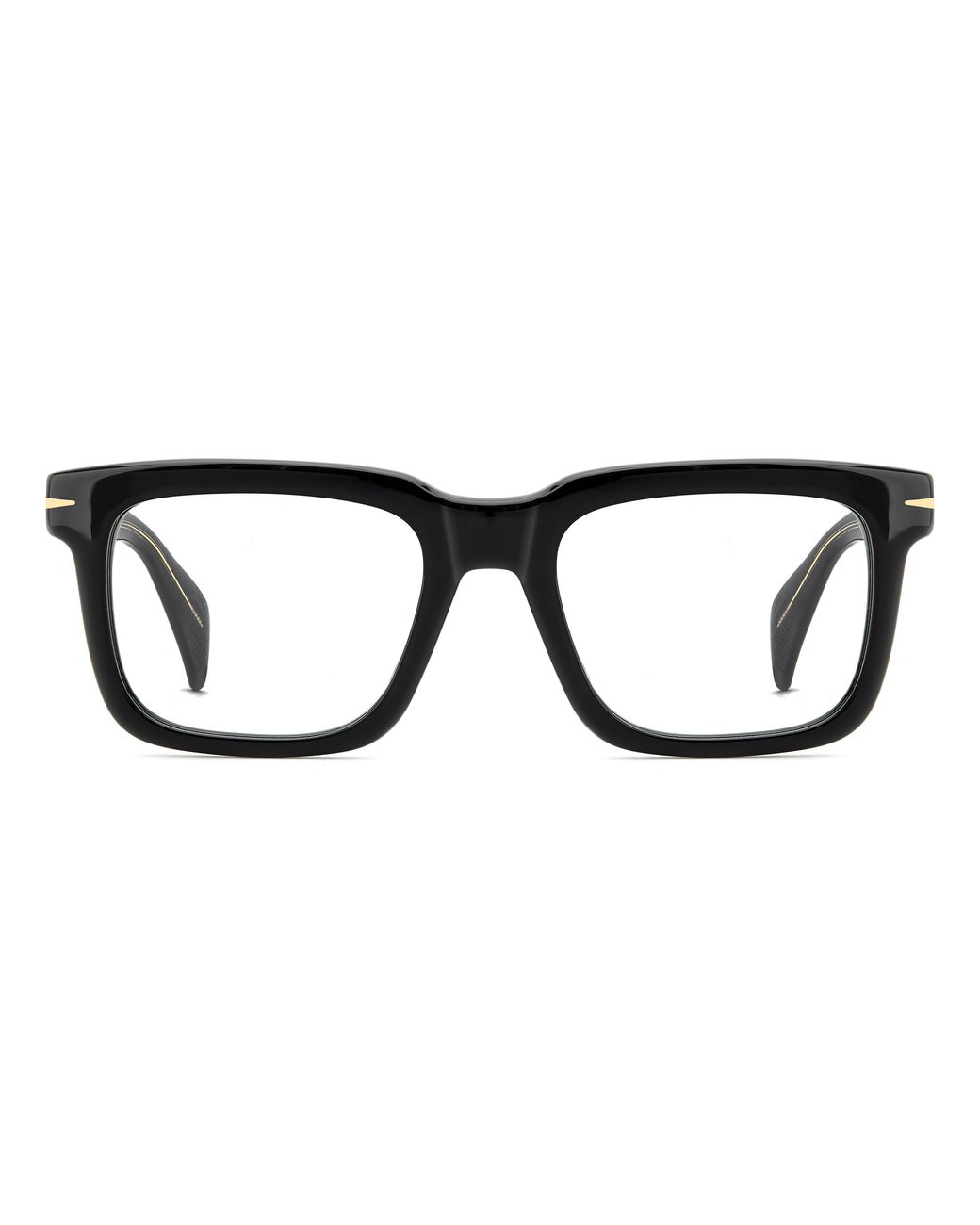 David Beckham Black Db 1237 807 Optical Frames Acetate Squared Normal for men