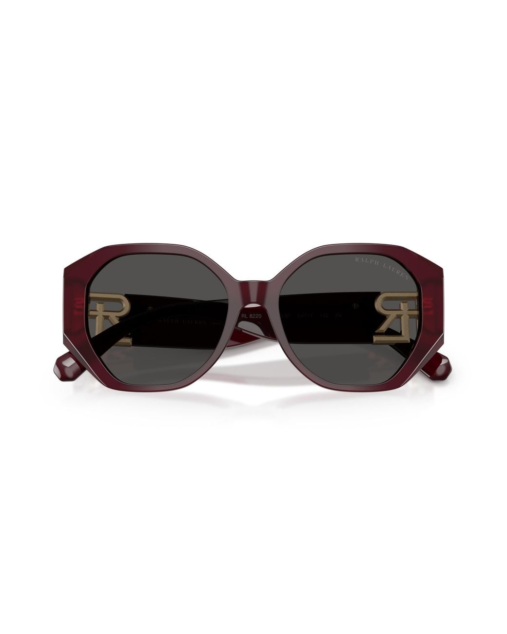 Ralph Lauren Black Rl8220 The Juliette 508387 Sunglasses Acetate Butterfly Normal