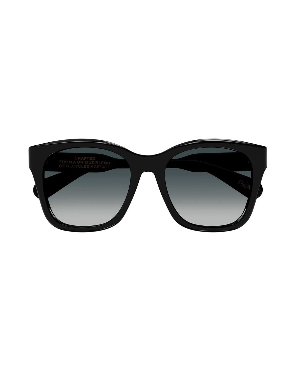 Chloé Black Ch0194Sk 001 Sunglasses Acetate Squared Shaded