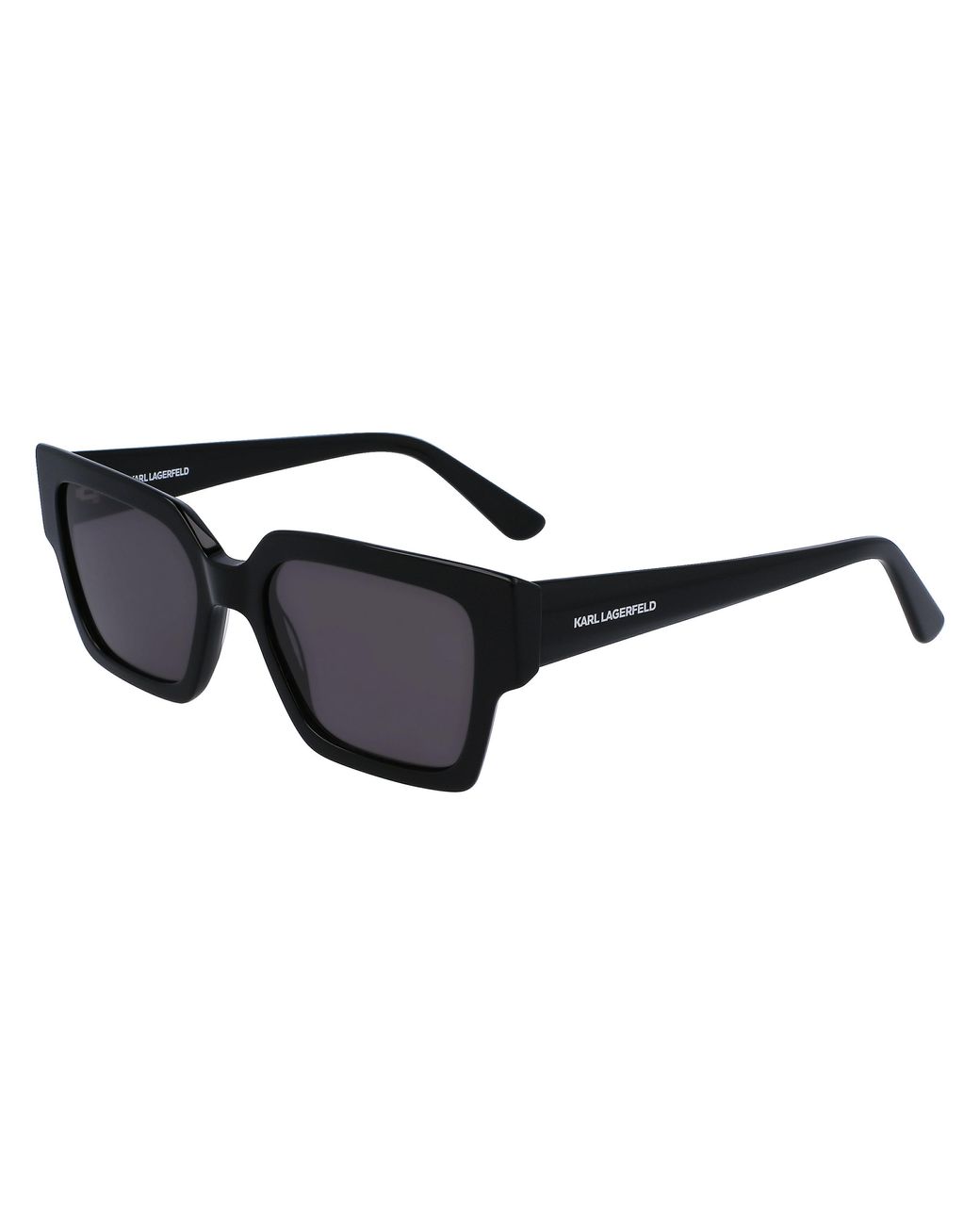 Karl Lagerfeld Black Kl6089S 001 Sunglasses Acetate Smoke Squared Normal Photochromatic for men