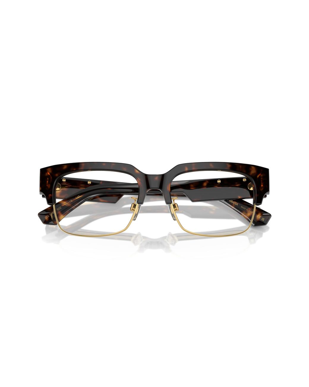 Dolce & Gabbana Black Dg3388 502 Optical Frames Acetate Transparent Squared Normal for men