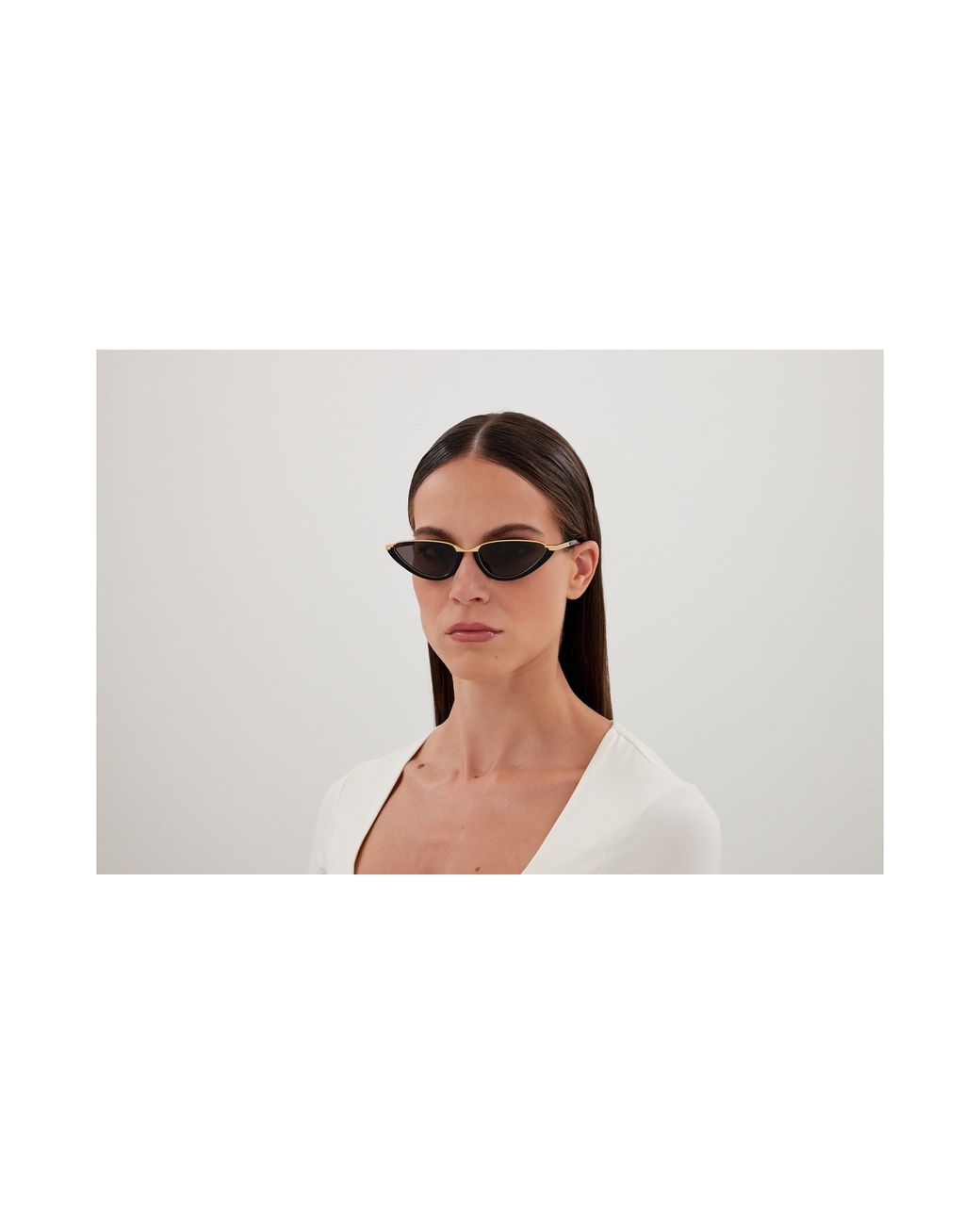 Bottega Veneta Black Bv1346S 001 Sunglasses Acetate Cat Eye