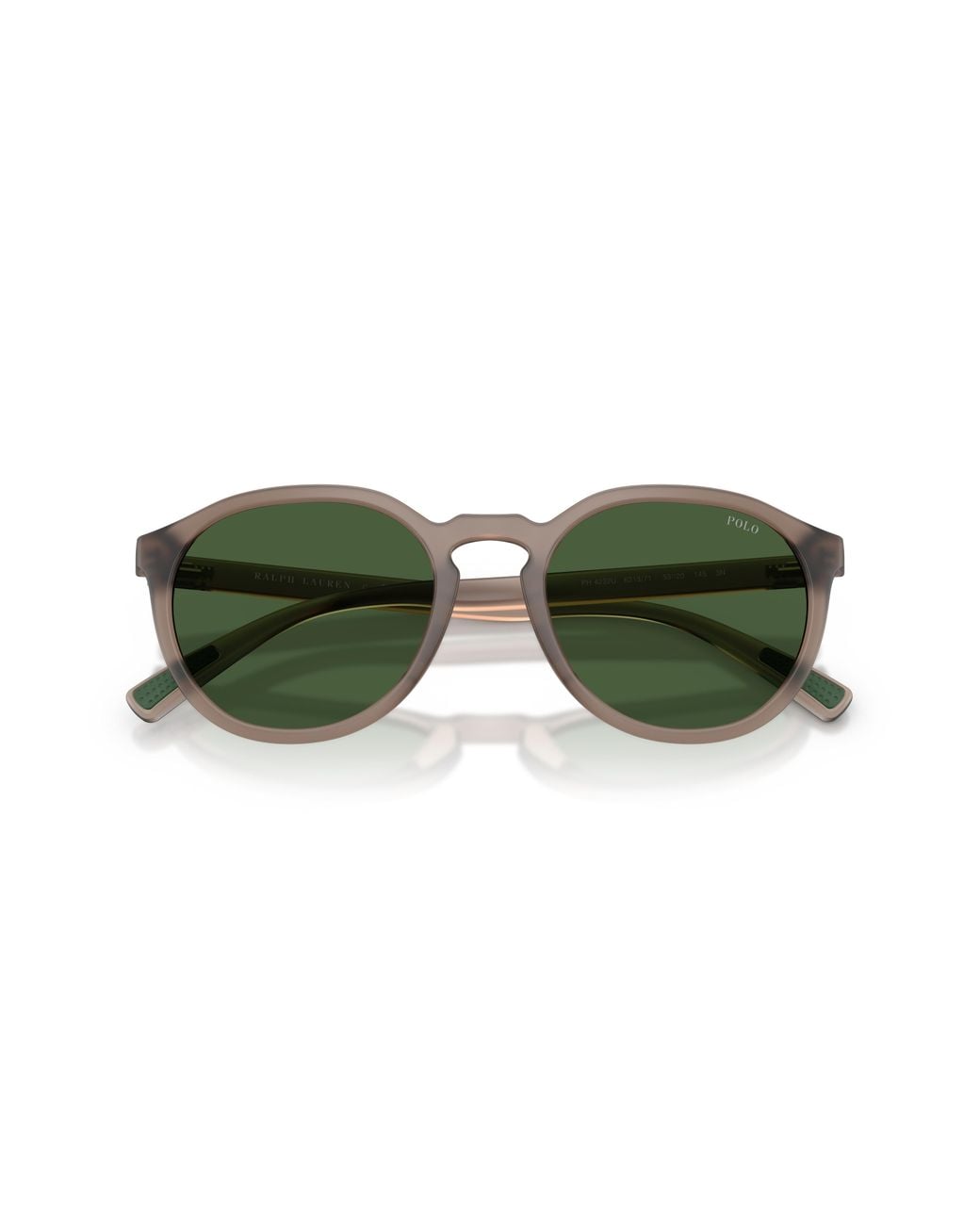 Polo Ralph Lauren Green Ph4232U 631371 Sunglasses Injected Round Normal for men