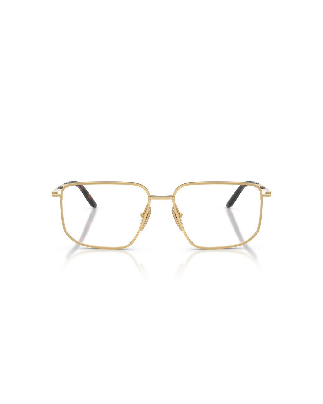 Prada Black Pr C52V 7Oe1O1 Optical Frames Metal Squared Normal