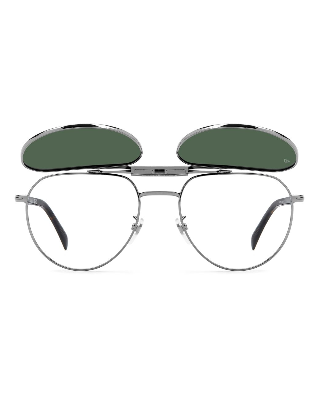 David Beckham Black Db 1238/C 31Z/Uc Optical Frames Metal Pilot Polarized for men