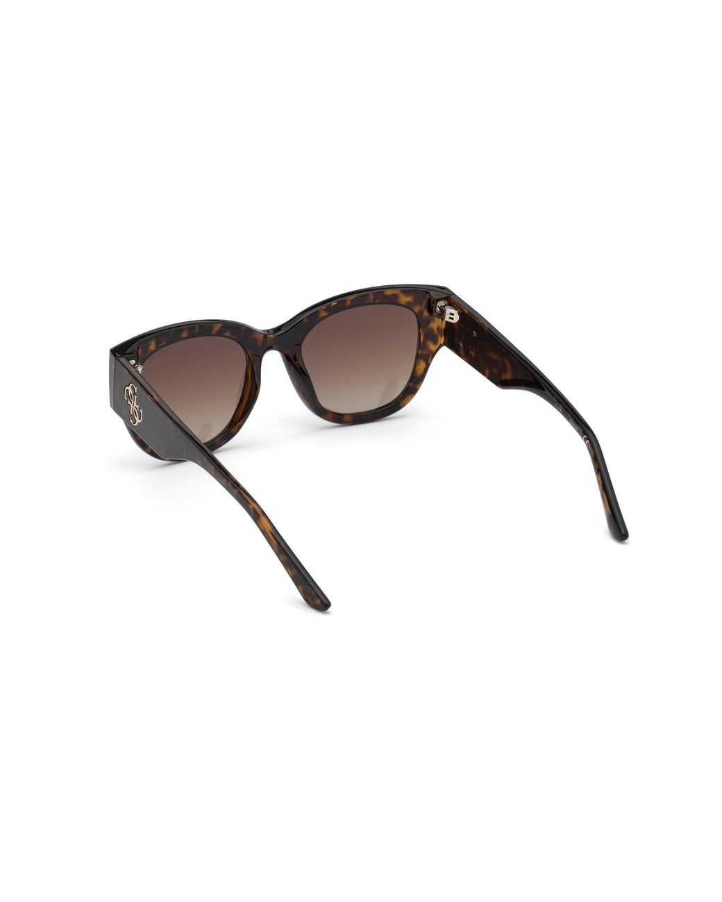 Guess Black Gu7680 52F Sunglasses Injected Butterfly Normal Shaded