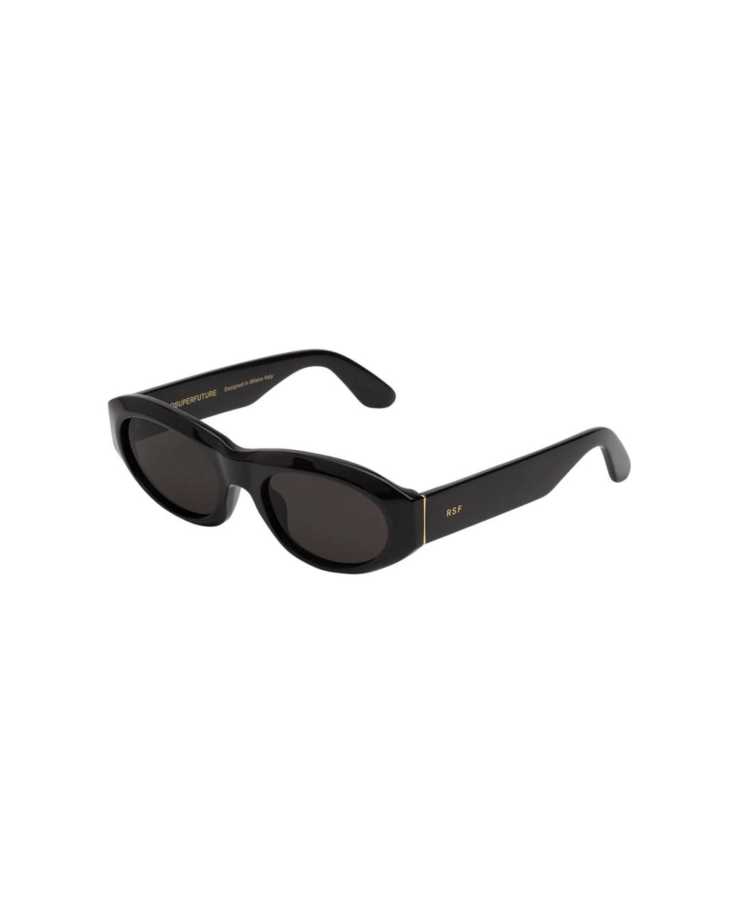 Retrosuperfuture Black 3Q2 Cinema Sunglasses Acetate Geometric Normal