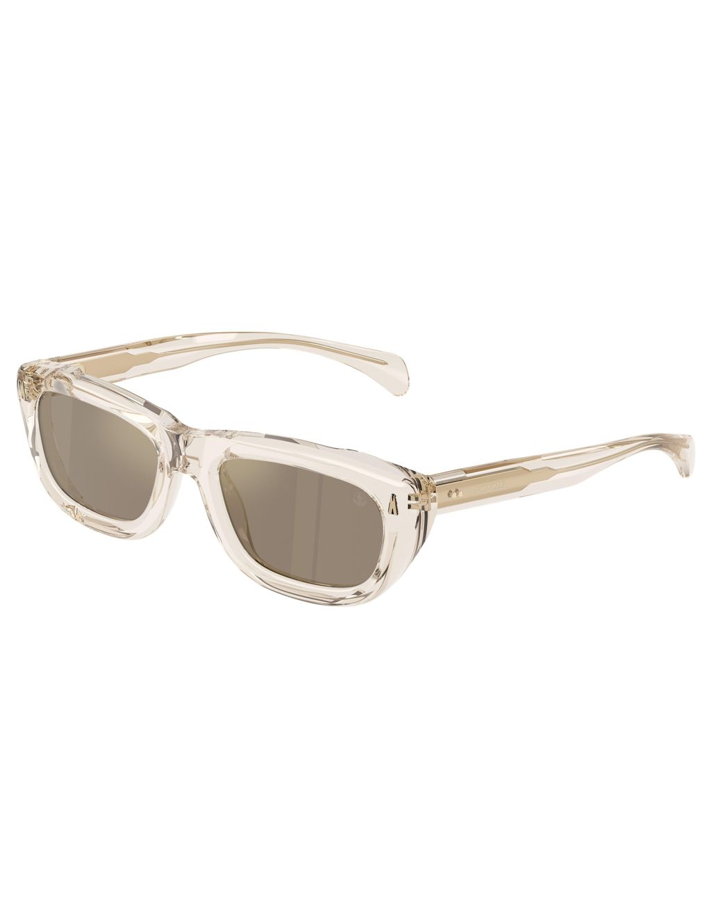 Moncler Black Me6037 Lido 30035A Sunglasses Acetate Squared Mirror