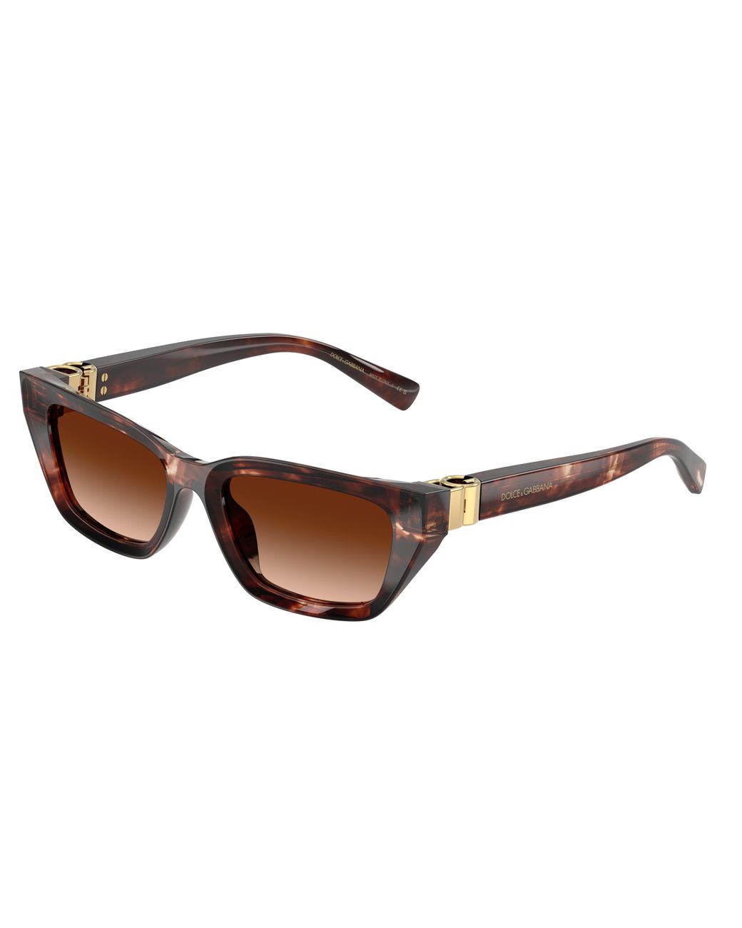 Dolce & Gabbana Black Dg4532 322274 Sunglasses Acetate Cat Eye Normal Nuanced