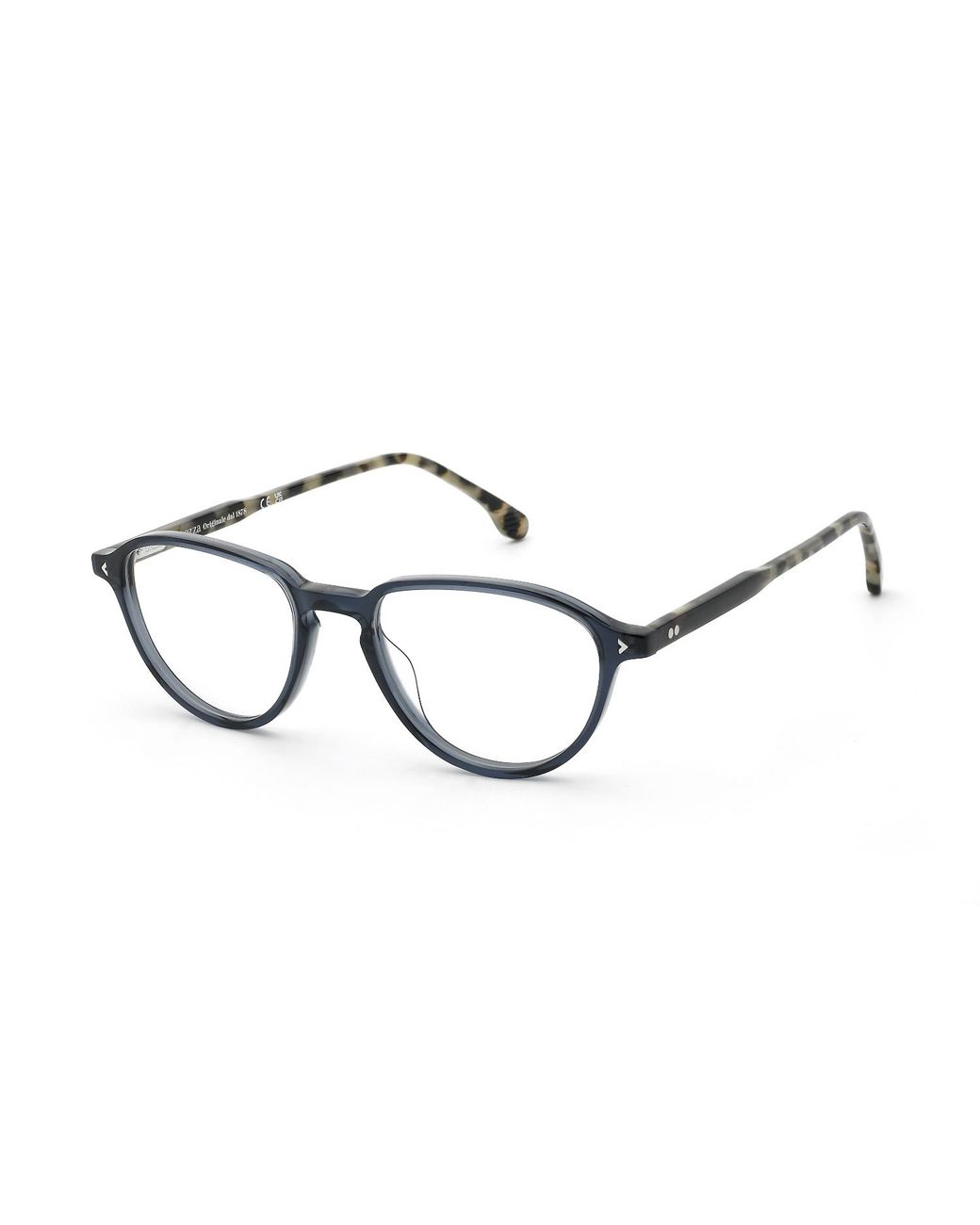 Lozza Black Vl4424 Capalbio 3 0W47 Optical Frames Acetate Geometric for men