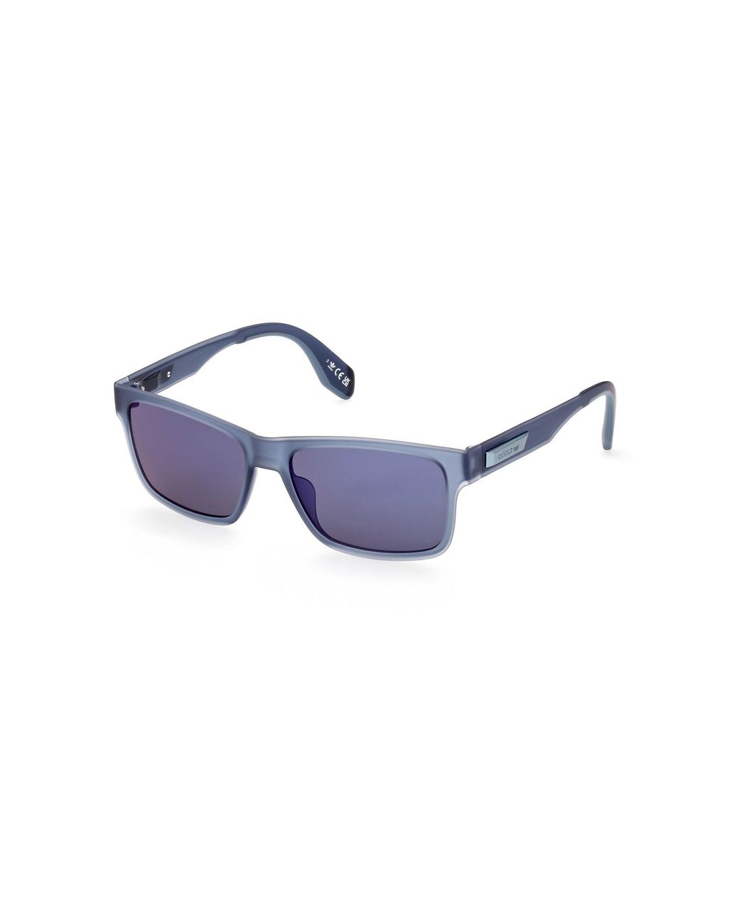 Adidas Black Or0067 91X Sunglasses Injected Squared Normal Mirror for men