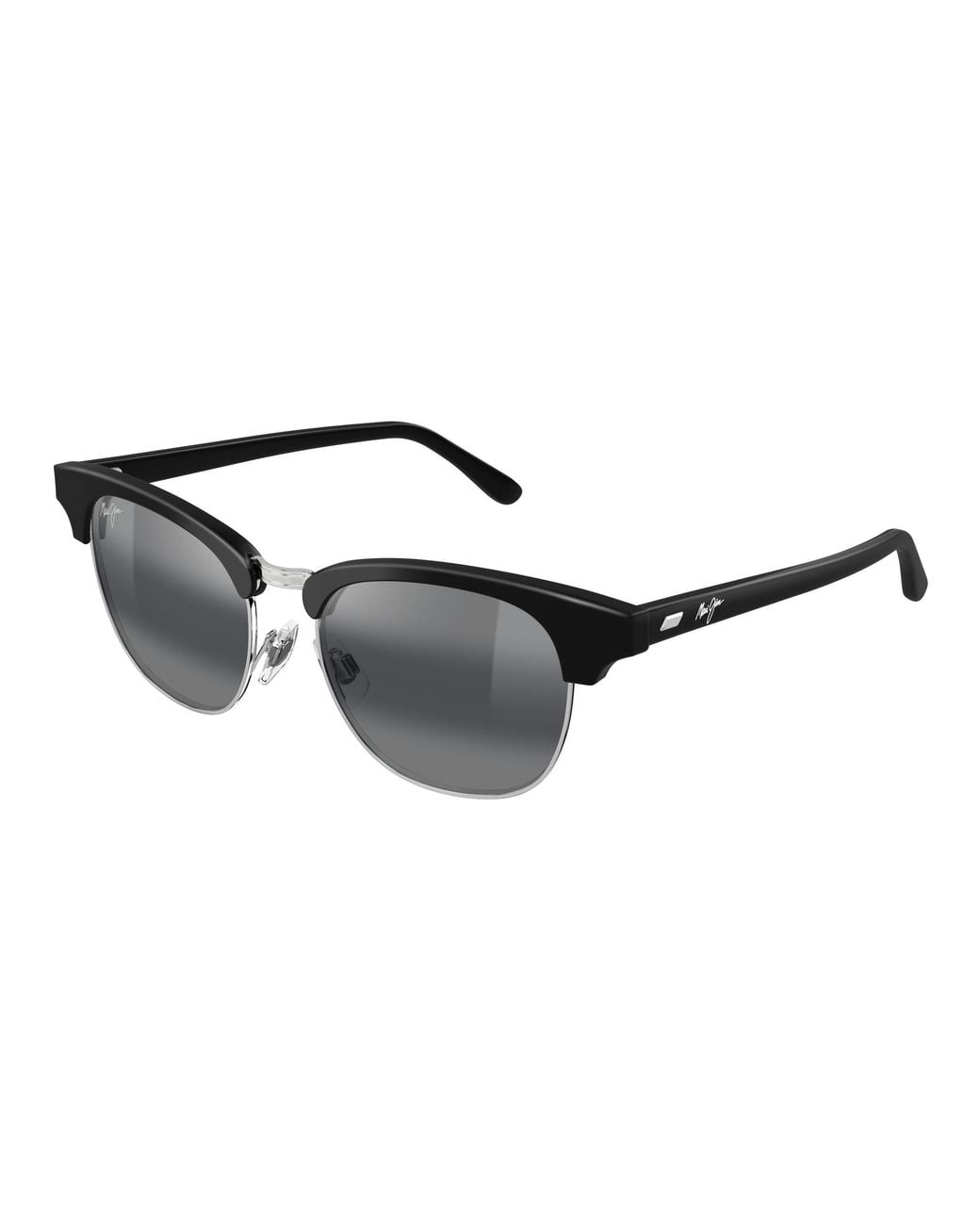 Maui Jim Black Mj0695S 001 Occhiali Da Sole Acetato Grigio Squadrata