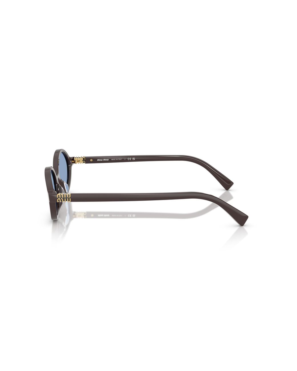 Miu Miu Black Mu 04Zs 22C60O Sunglasses Acetate Round Normal