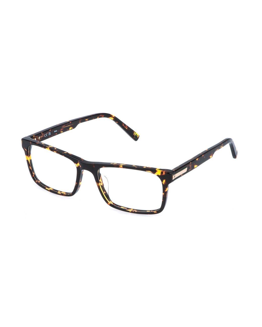 Fila Black Vfi999 779 Optical Frames Acetate Squared for men