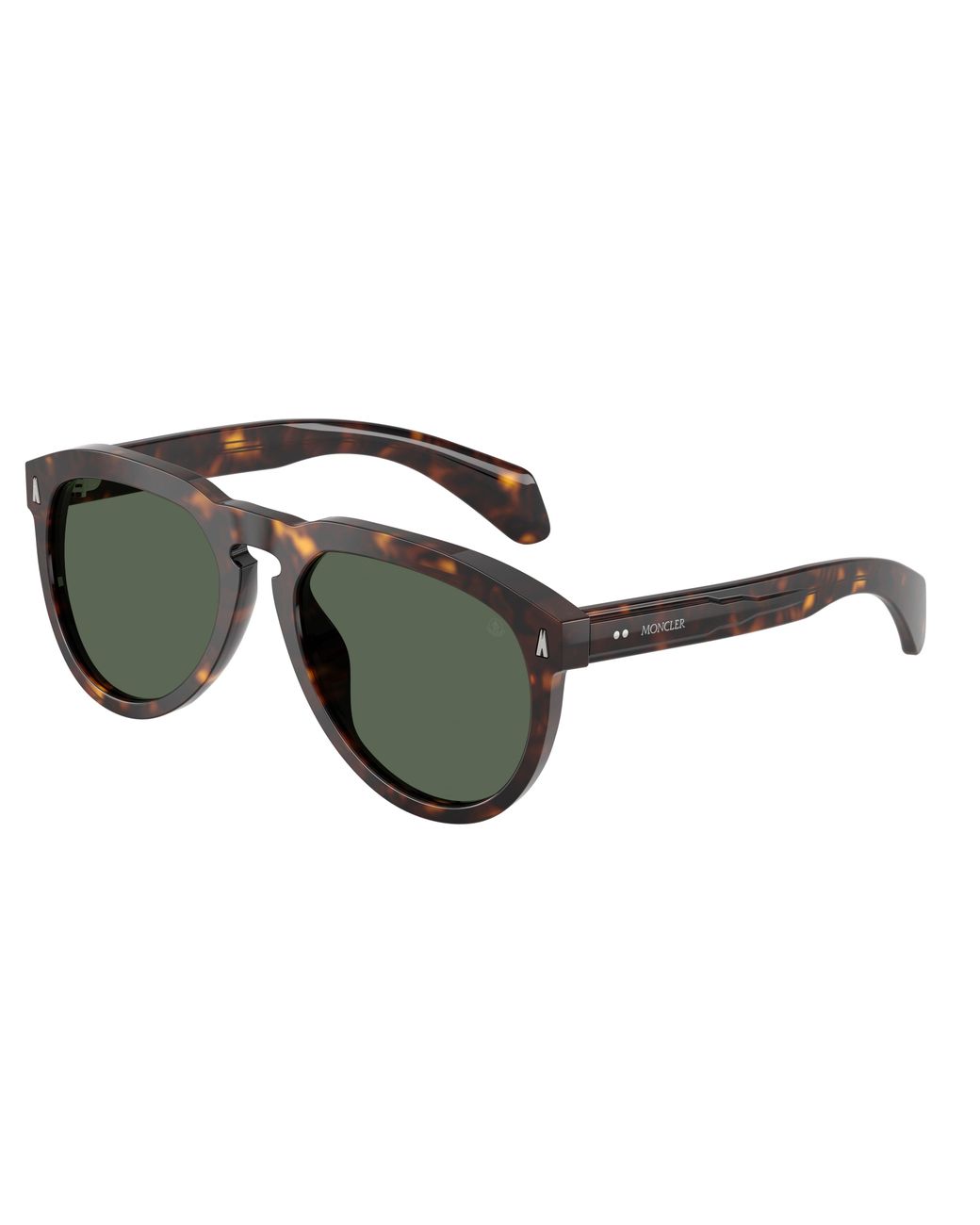 Moncler Black Me6020U Isopleth 30029A Sunglasses Acetate Pilot Polarized