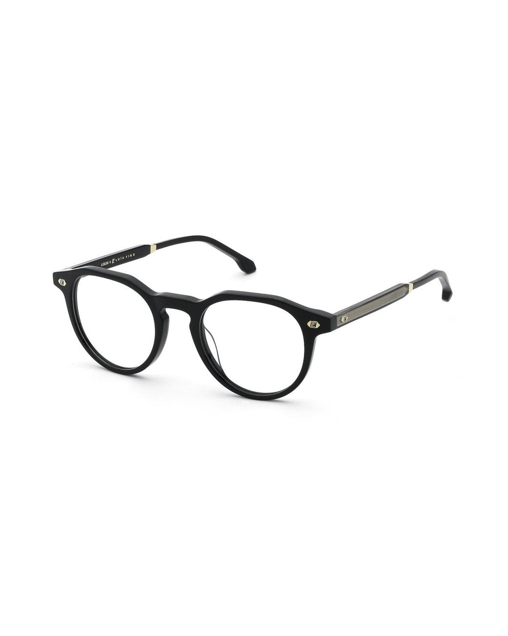 Lozza Black Vl4403 700 Optical Frames Acetate Pantos for men